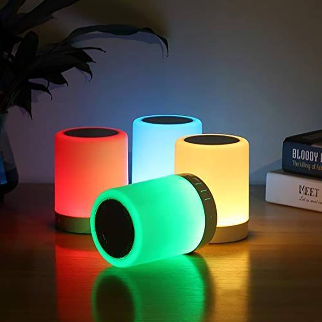 Generic Touch Lamp Portable Speaker - White