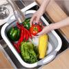 2 * 1 Silicon Foldable Cutting Board & Storage Box