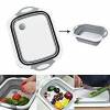 2 * 1 Silicon Foldable Cutting Board & Storage Box