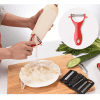 Vegetable Cutter with Steel Slicer Mandoline Slicer , 6 in 1 Fruit and Vegetable Slicer