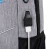 Laptop backpack 14 inch bag with USB charging