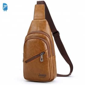 حقيبة كروس جلد جقيبة جيب بولو بزراع واحد للرجال